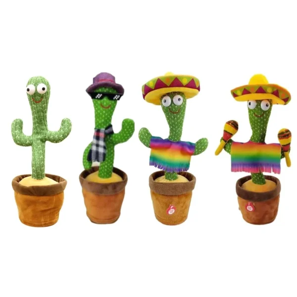Juguete Cactus Bailarín Repite Lo Que Dices - Imagen 2
