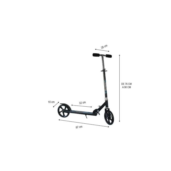 Scooter para niños y niñas de hierro ajustable grande - Imagen 2