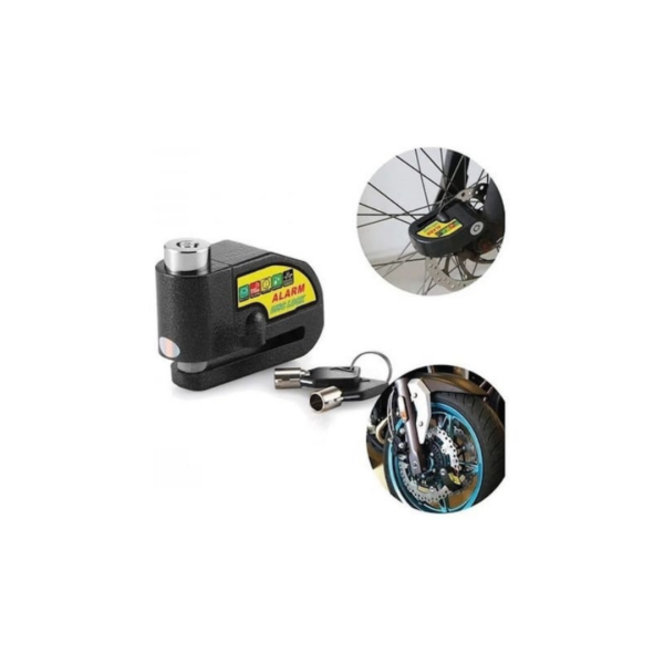 Candado Alarma Bloqueo Freno Disco Moto / Bicicleta