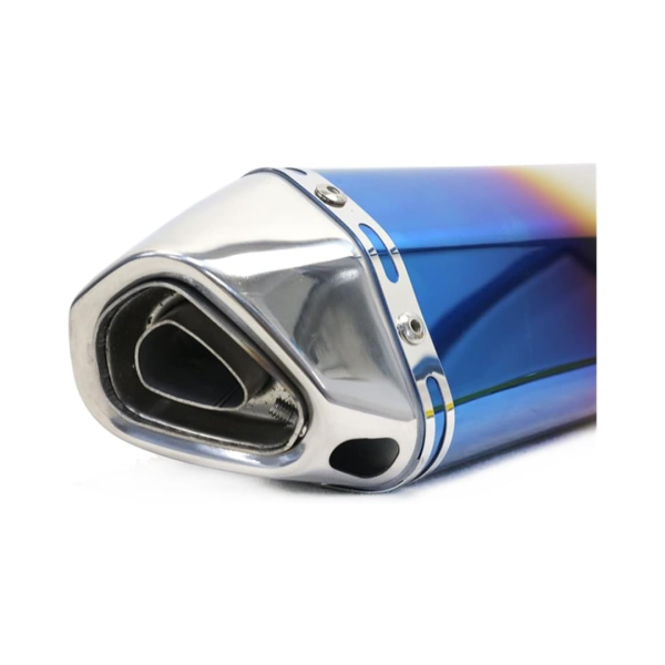 Exosto Akrapovic 6 Lados Tornasol Azul Aaa - Imagen 3