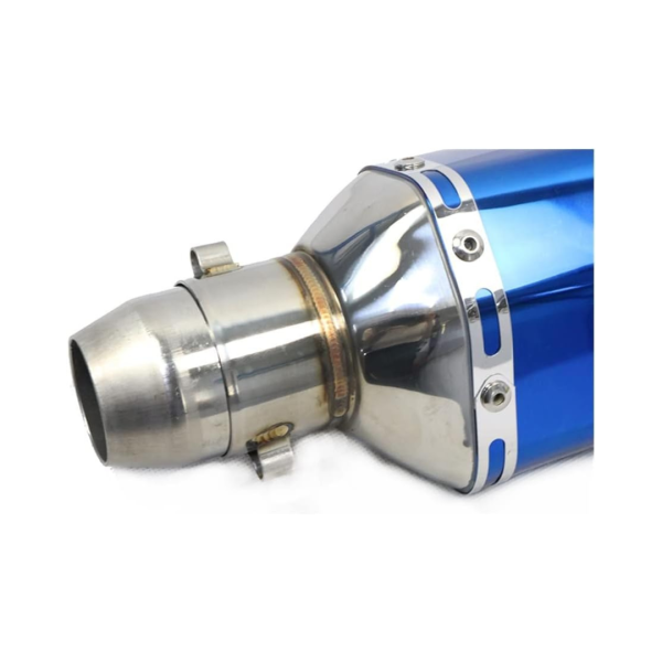 Exosto Akrapovic 6 Lados Tornasol Azul Aaa - Imagen 4