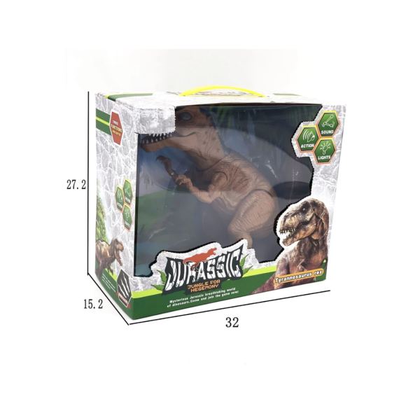 Dinosaurio T-rex Con Luces Y Sonidos - Imagen 2