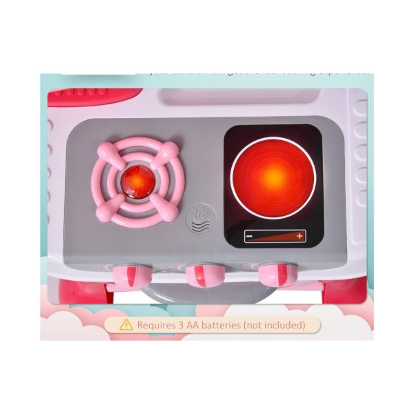Set de cocina infantil, incluye horno con luz y sonido, ollas Didactico - Imagen 3