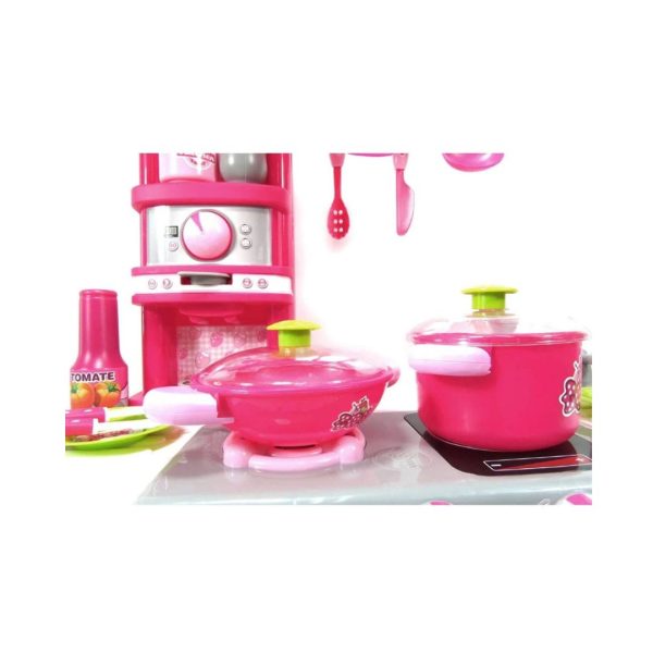 Set de cocina infantil, incluye horno con luz y sonido, ollas Didactico - Imagen 4