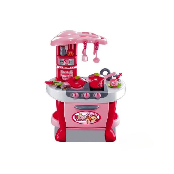 Set de cocina infantil, incluye horno con luz y sonido, ollas Didactico - Imagen 6