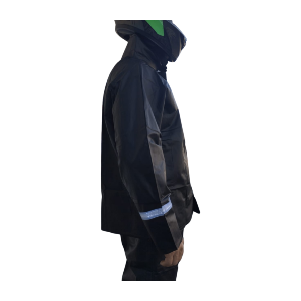 Impermeable Pvc Completo, Reflectivos Y Capota Unisex - Imagen 4