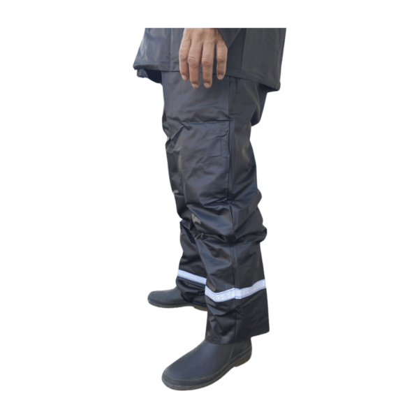 Impermeable Pvc Completo, Reflectivos Y Capota Unisex - Imagen 5