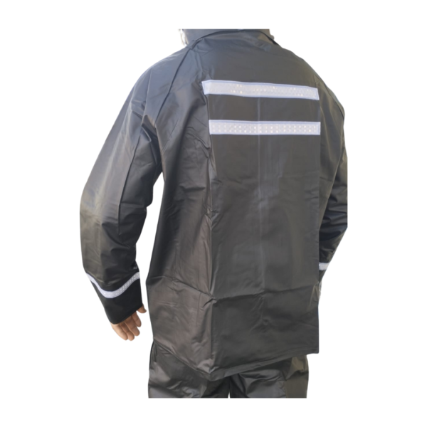 Impermeable Pvc Completo, Reflectivos Y Capota Unisex - Imagen 8