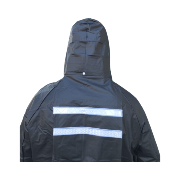 Impermeable Pvc Completo, Reflectivos Y Capota Unisex - Imagen 9