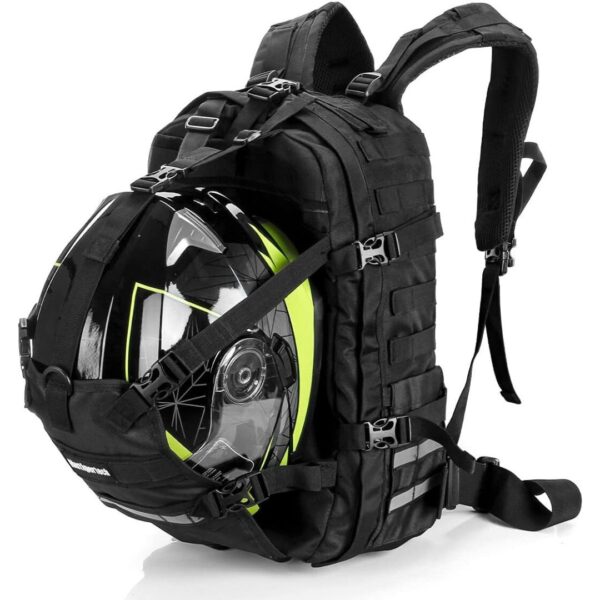 Maletín Motocicleta Porta Cascos Con Capacidad, Reflectante