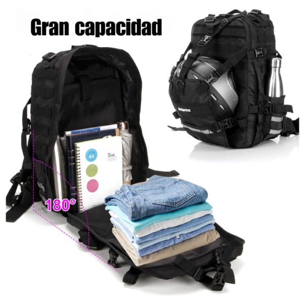 Maletín Motocicleta Porta Cascos Con Capacidad, Reflectante - Imagen 7
