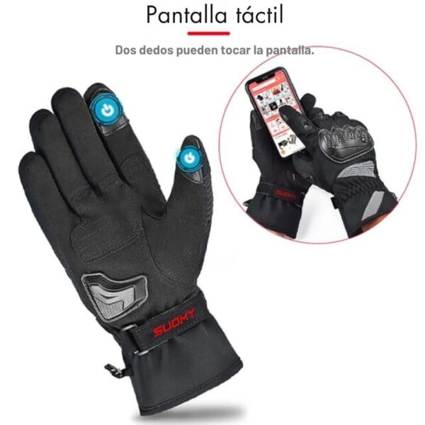 Guantes Impermeables Térmicos Para Hombres Con Protecciones - Imagen 3