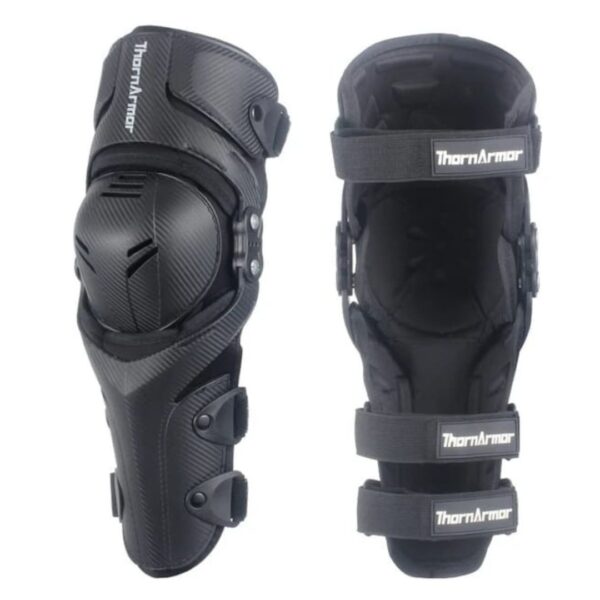 Rodilleras Ajustables De Protección Unisex Para Motociclistas - Imagen 2