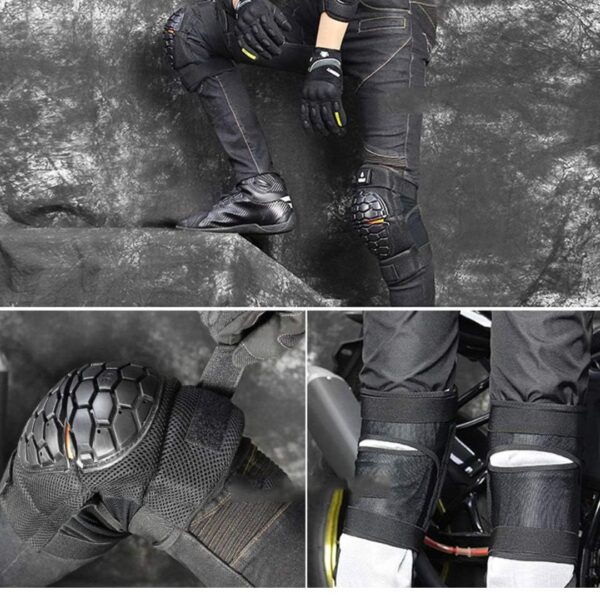 Rodilleras Tipo Armadillo Para La Protección De Motociclistas - Imagen 6