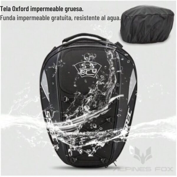 Maleta Parrilla Porta Casco Rígida Impermeable Reflectante - Imagen 7