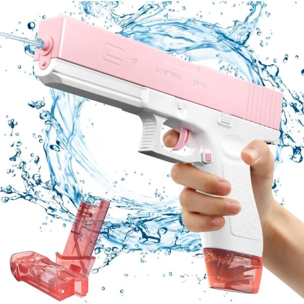 Pistola De Agua Eléctrica Automática Recargable Potente - Imagen 3