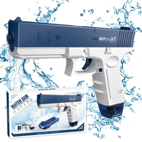 Pistola De Agua Eléctrica Automática Recargable Potente